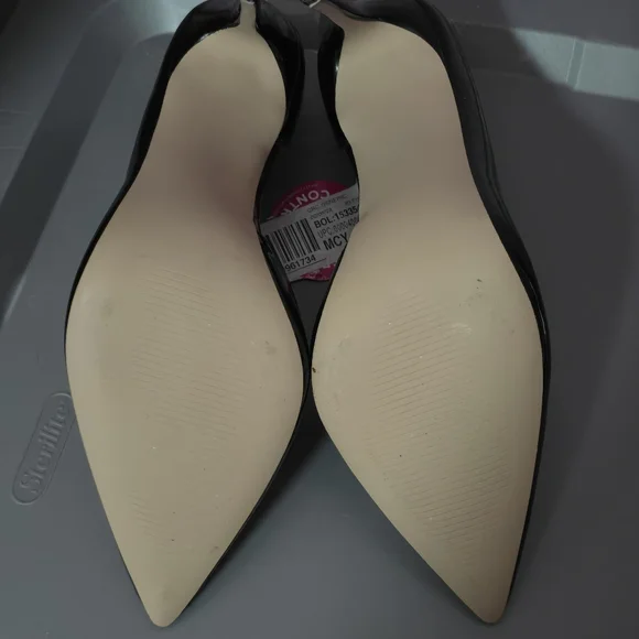 Shoe Dazzle Black Patent Leather Shoes. Size 10. - Picture 3 of 3